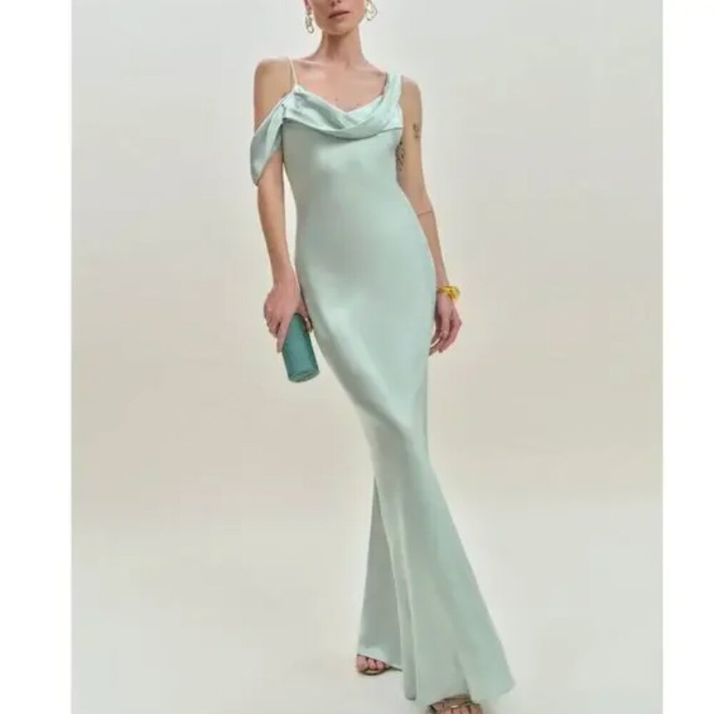Reformation Ronda Silk Maxi Dress